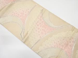 アンティーク　小花尽くし模様織り出し袋帯（材料）